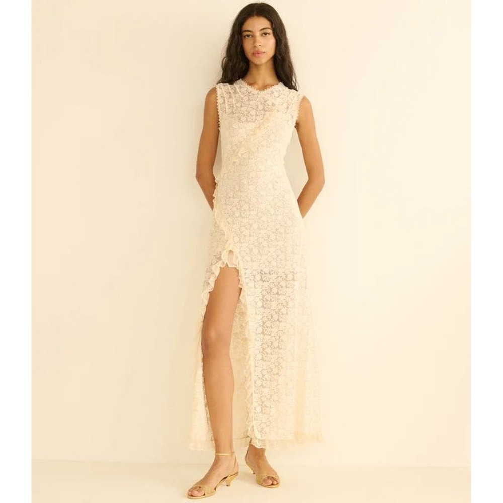 DOEN Anabelia Dress Soft Camellia Large New With Tags